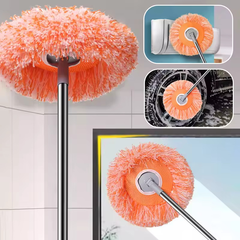 Multi Functional Dust Mop Ceiling Floor Window Car Cleaner Tool