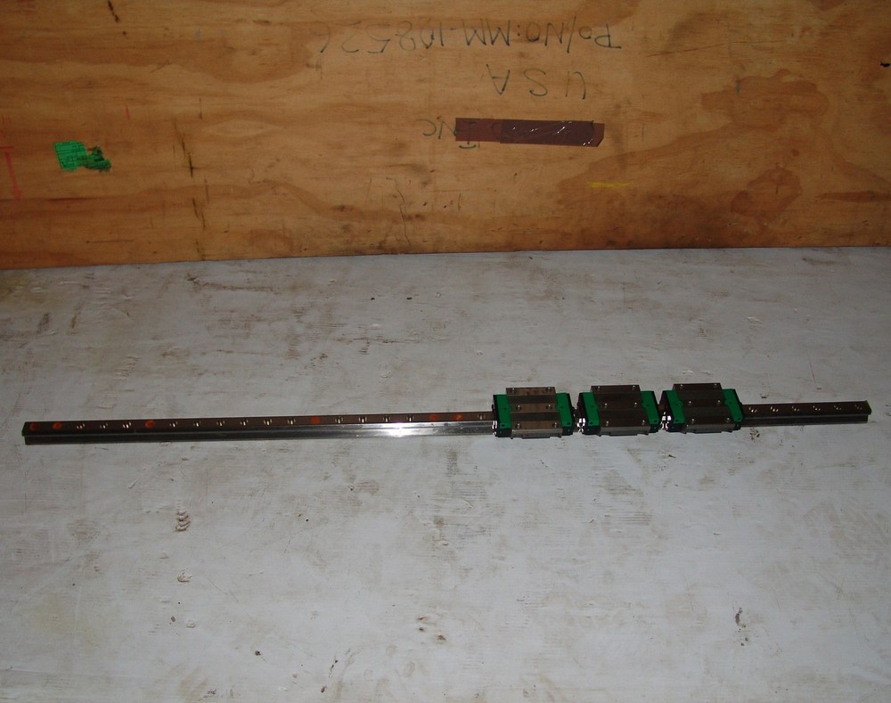 INA linear guide rail with (3) RWU35-E-V3 blocks