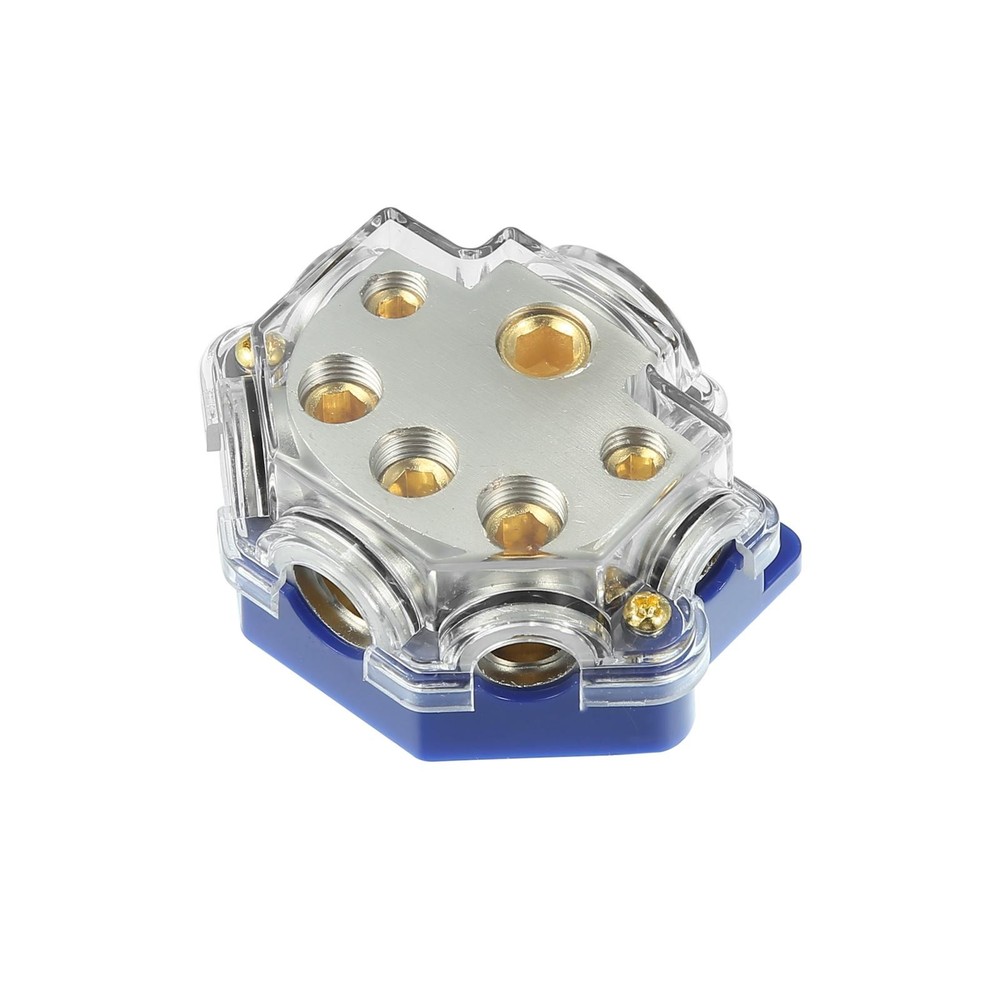 5 Modes Power Distribution Block for Car Audio Splitter Blue Base