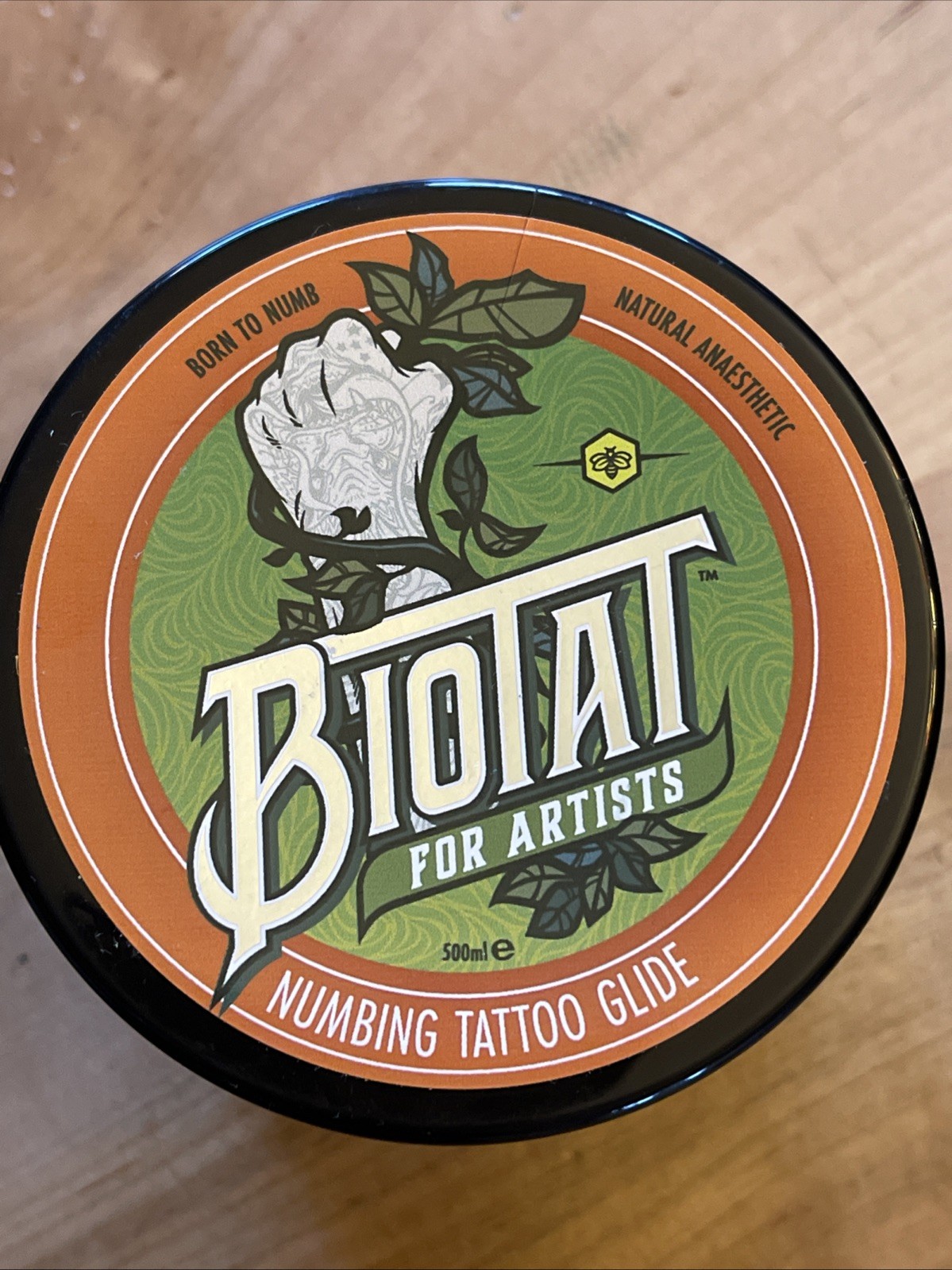 Biotat Tattoo Glide a Natural Soothing/NUMBING Tattoo Glide 500ml New!