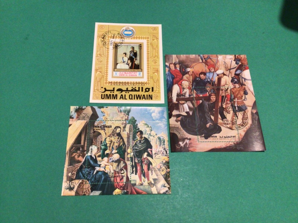 Umm Al Qiwain 3  stamp sheets A20281