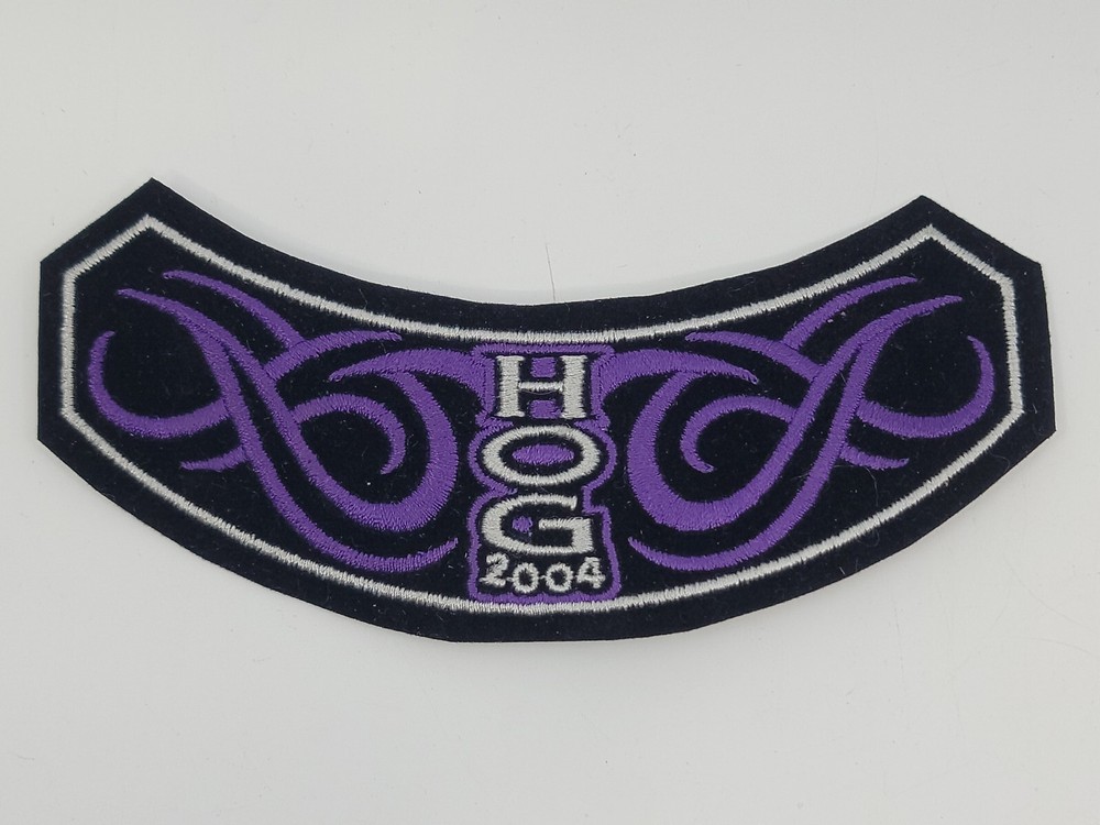 2004 Harley Davidson Motorcycles HOG Owners Group Vest Jacket Rocker Patch