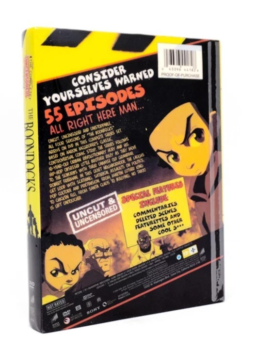 The Boondocks Complete Uncensored Series Seasons 1-4 (11-Disc DVD Box Set)!