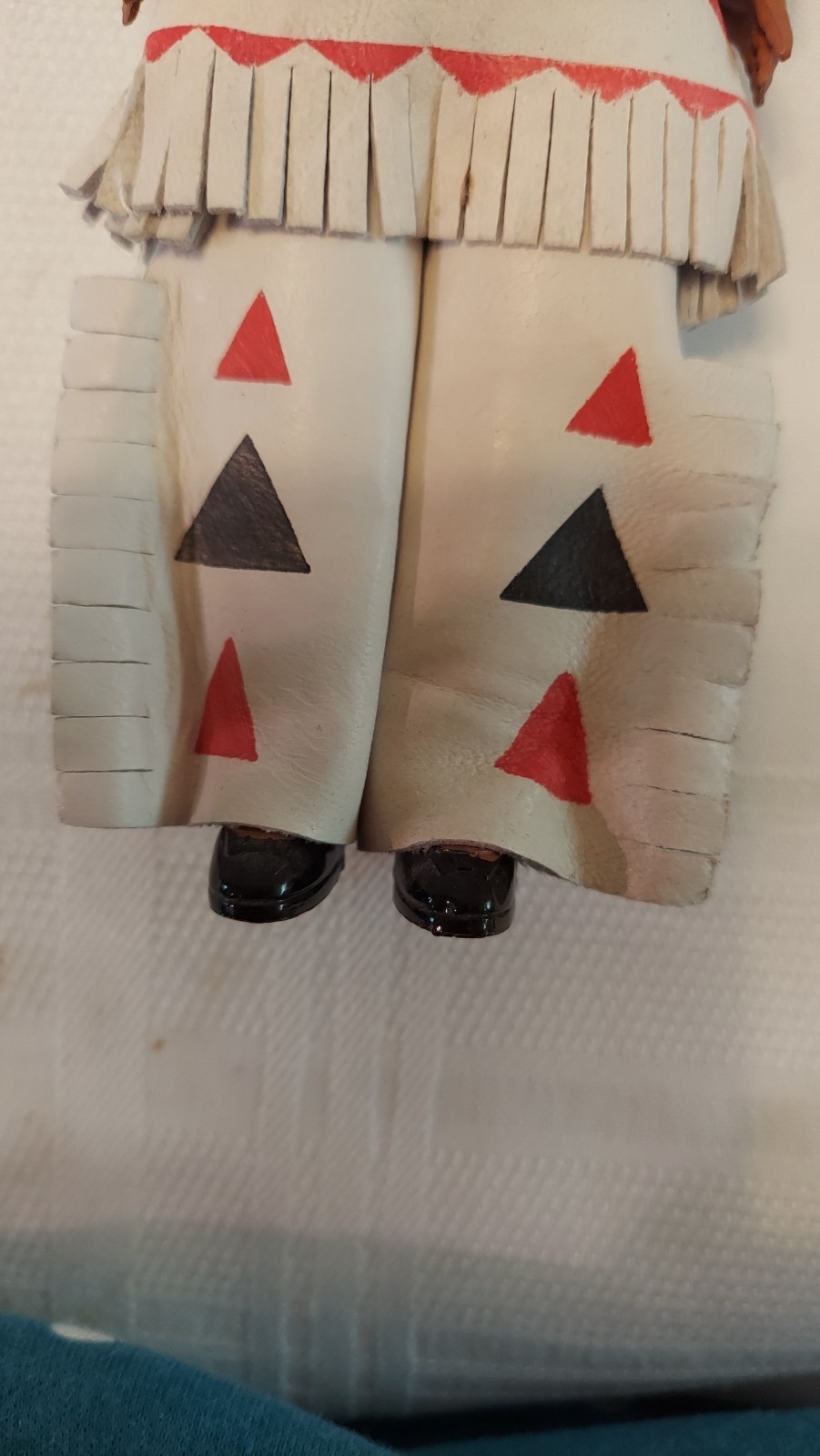 Three Vintage 7.5” Native American Dolls With Sleepy Eyes. (U12)