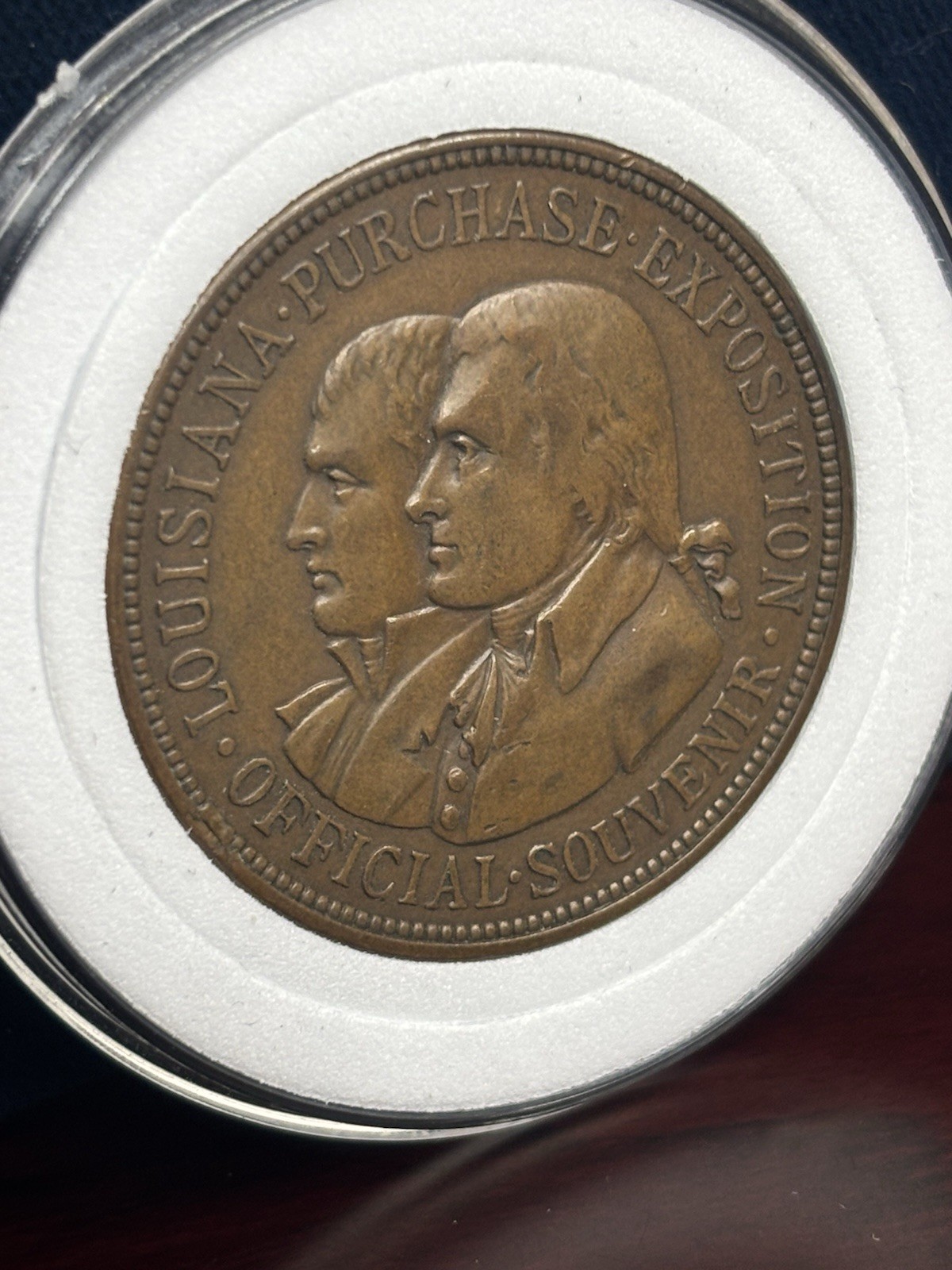 1904 So Called Dollar - Louisiana Purchase Expo St. Louis HK 303 Dark Bronze UNC