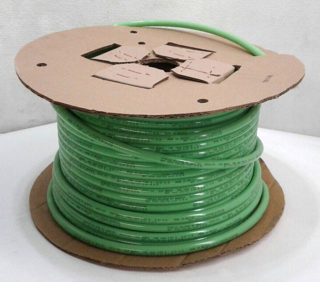 Danfoss Synflex Eclipse 3270-101 Green DOT Air Brake Hose SAE J844 5/8"OD x 250'