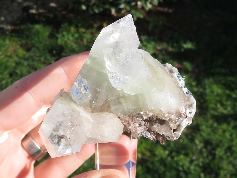 Apophyllite Crystals On Matrix India