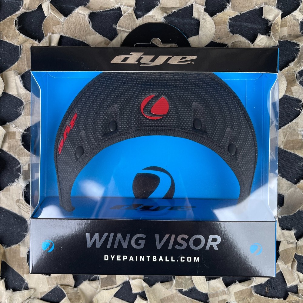 NEW Dye I4/I5 Wing Visor - Black/Red
