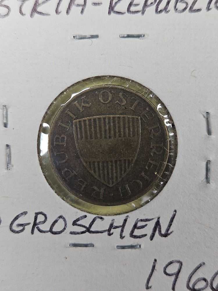 COINS - AUSTRIA - 50 GROSCHEN 1966