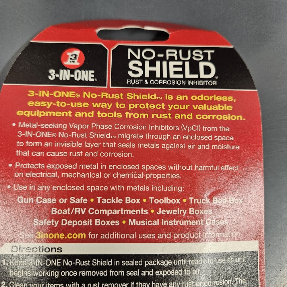 3-In-One No-Rust Shield Rust & Corrosion Inhibitor Multi Use 12-Pack