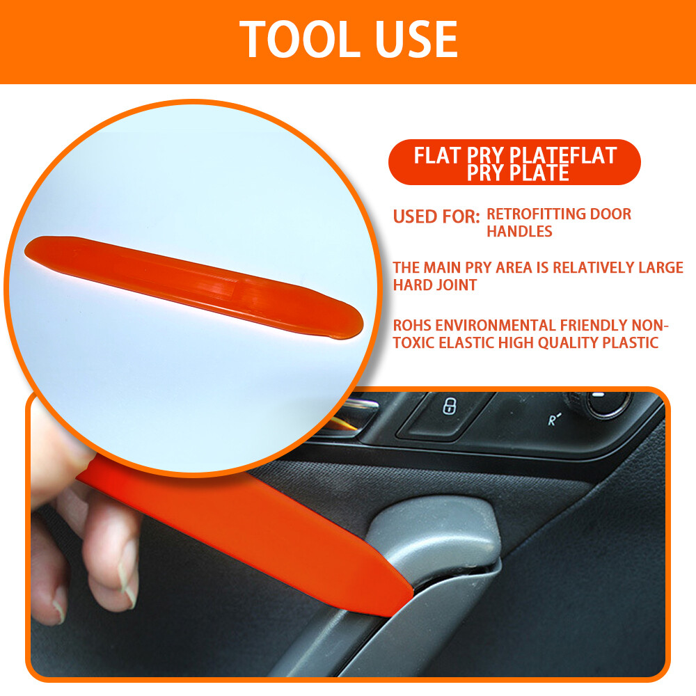 12 PCs Door Plastic Tools For Highlander Removal Tool Pry Panel Dashboard Trim