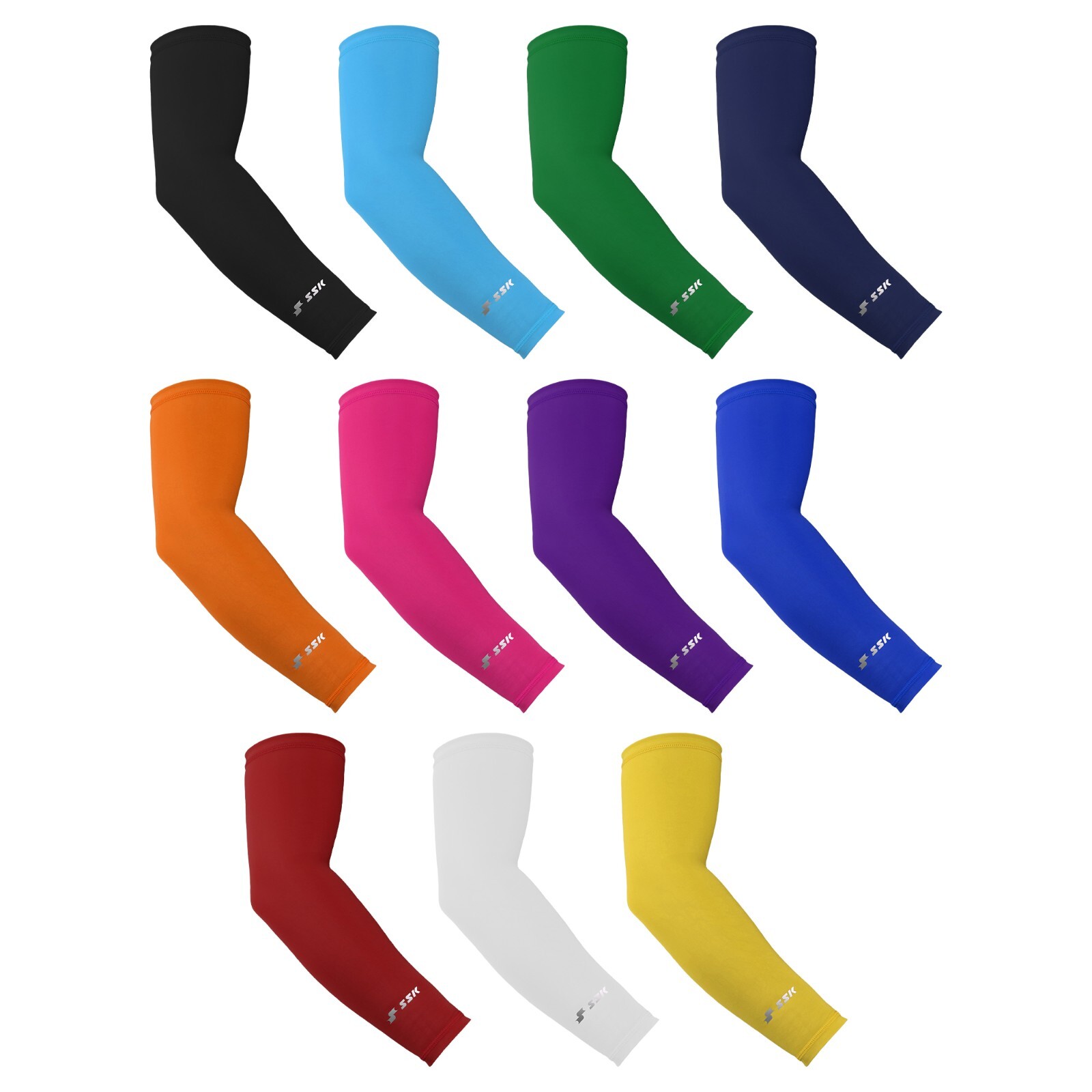 SSK X1 Color Rush Compression Arm Sleeve - Baseball & Softball - 11 Colors