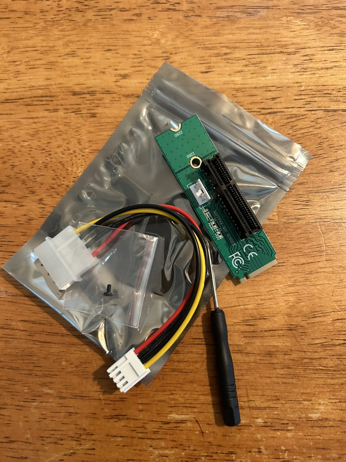 (2xpack) NGFF M.2 to PCIE 4X Riser converter Card