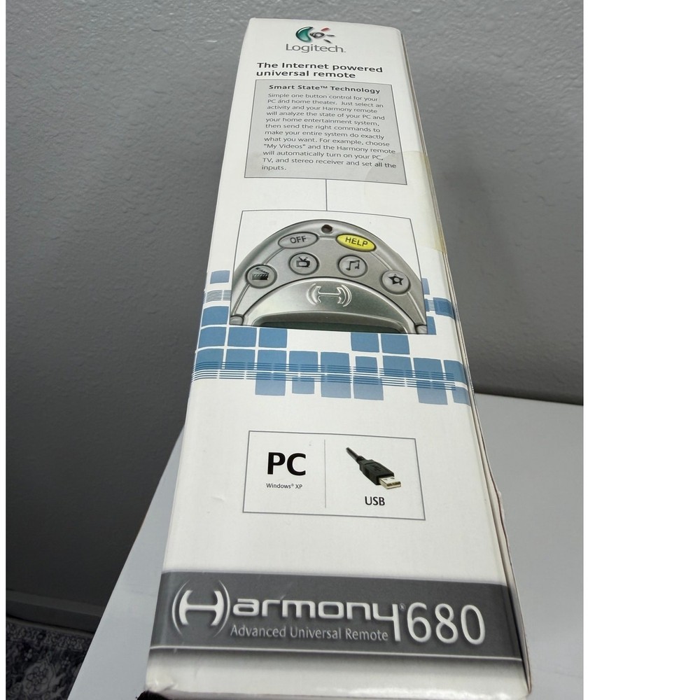Logitech Harmony 680 Advanced Universal Remote / New In Box