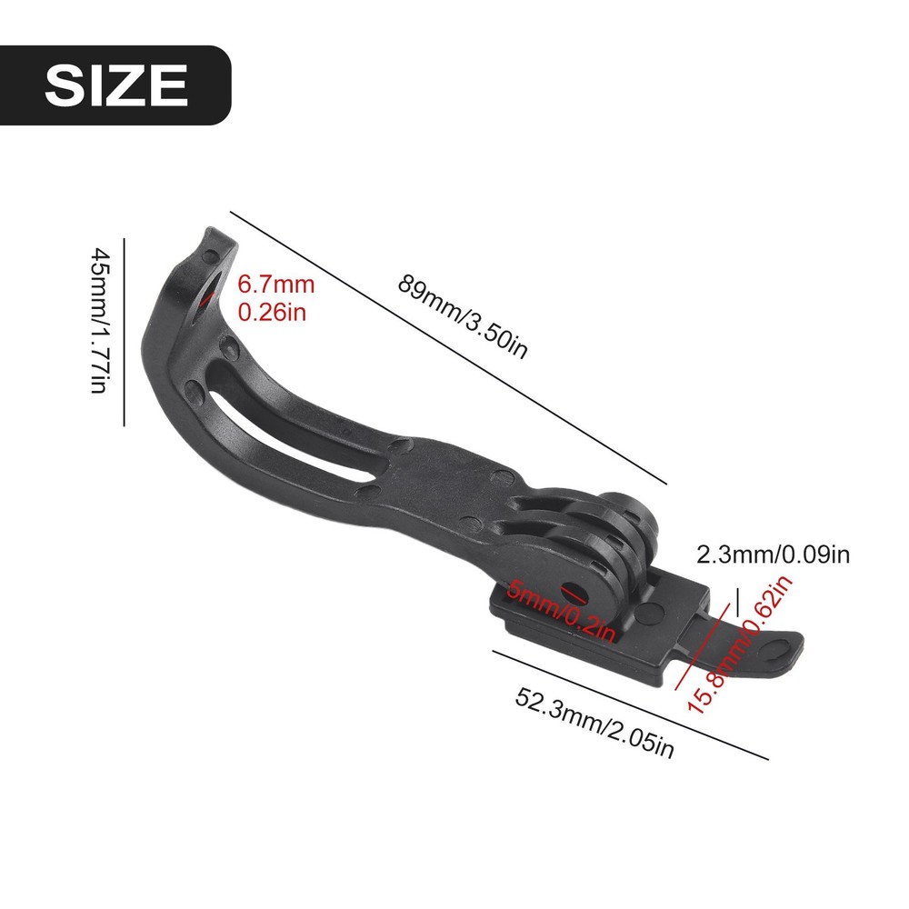 Secure Bike Computer Support with Front Fork Installed Bicycle Light Stand