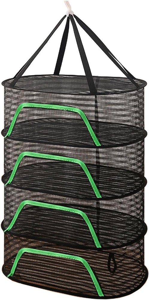 Foldable Drying Net Vegetables Fish & Dehydrated Goods Multi-Tiered Food Drying