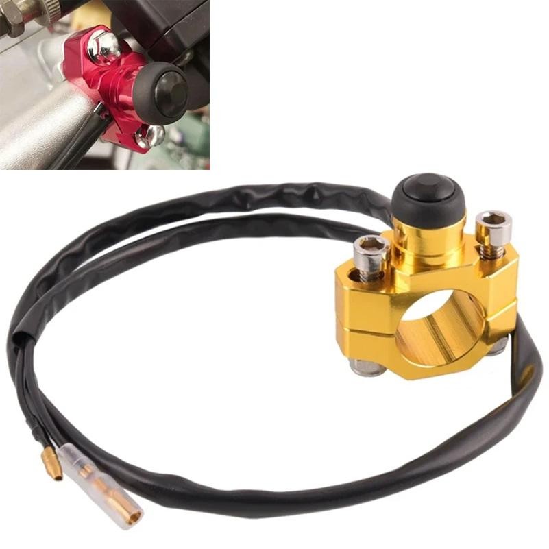Universal Motorcycle CNC Engine Stop Start Kill Switch Button Dirt Pit Bike Quad