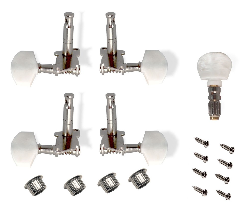 Tuning Machine Key Banjo 5 String Open Back Chrome 190552CHPR
