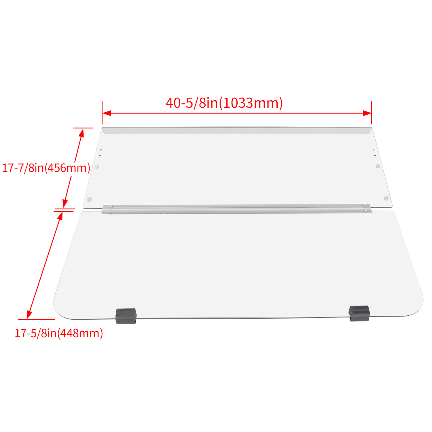 Clear PC Folding Windshield Windscreen Golf Cart Part For Yamaha G14 G16 G19