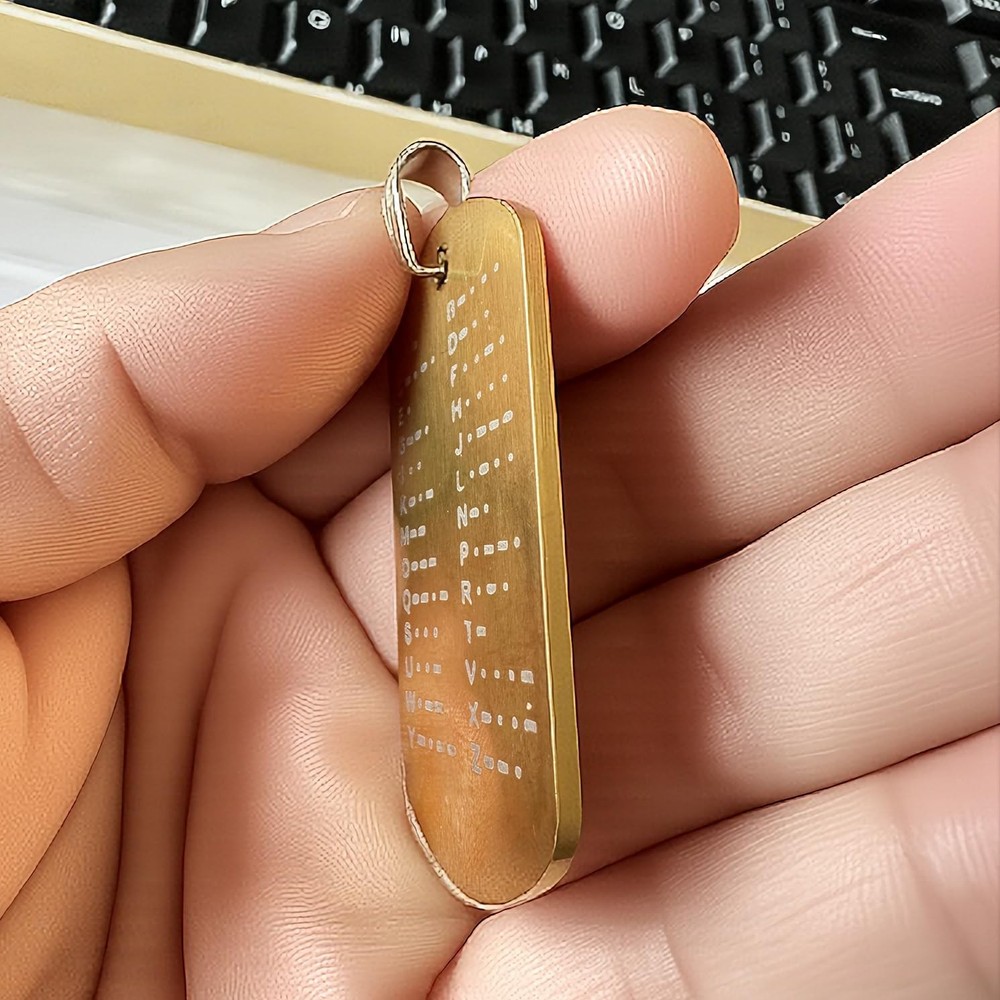 CW Morse Code Commemorative Chips, 1 PCS Morse Code Chip Explore The Learn in...