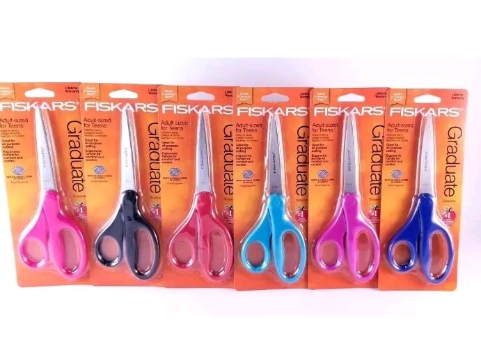Fiskars 8" Graduate Scissors 10 Pack