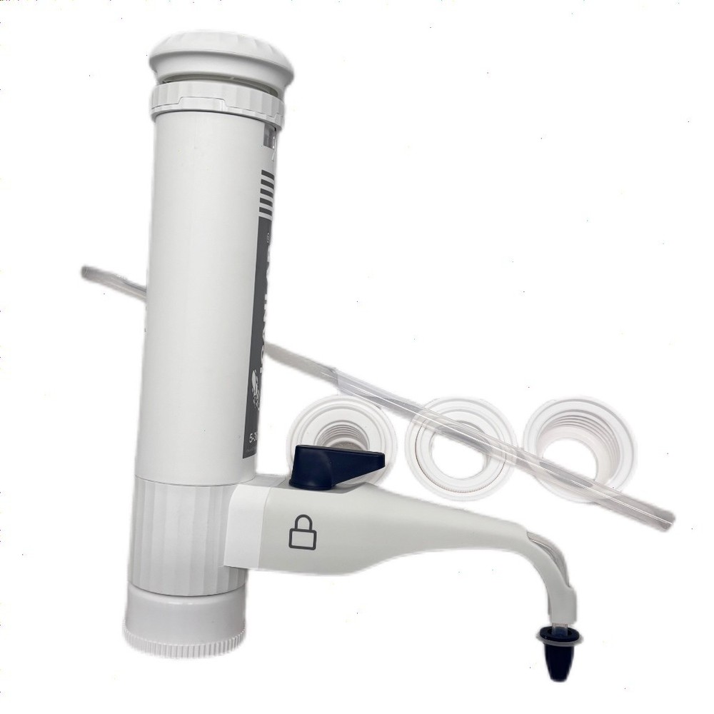 Lab Bottle-Top Liquid Dispenser Volume Range Optional For Liquid Separation New