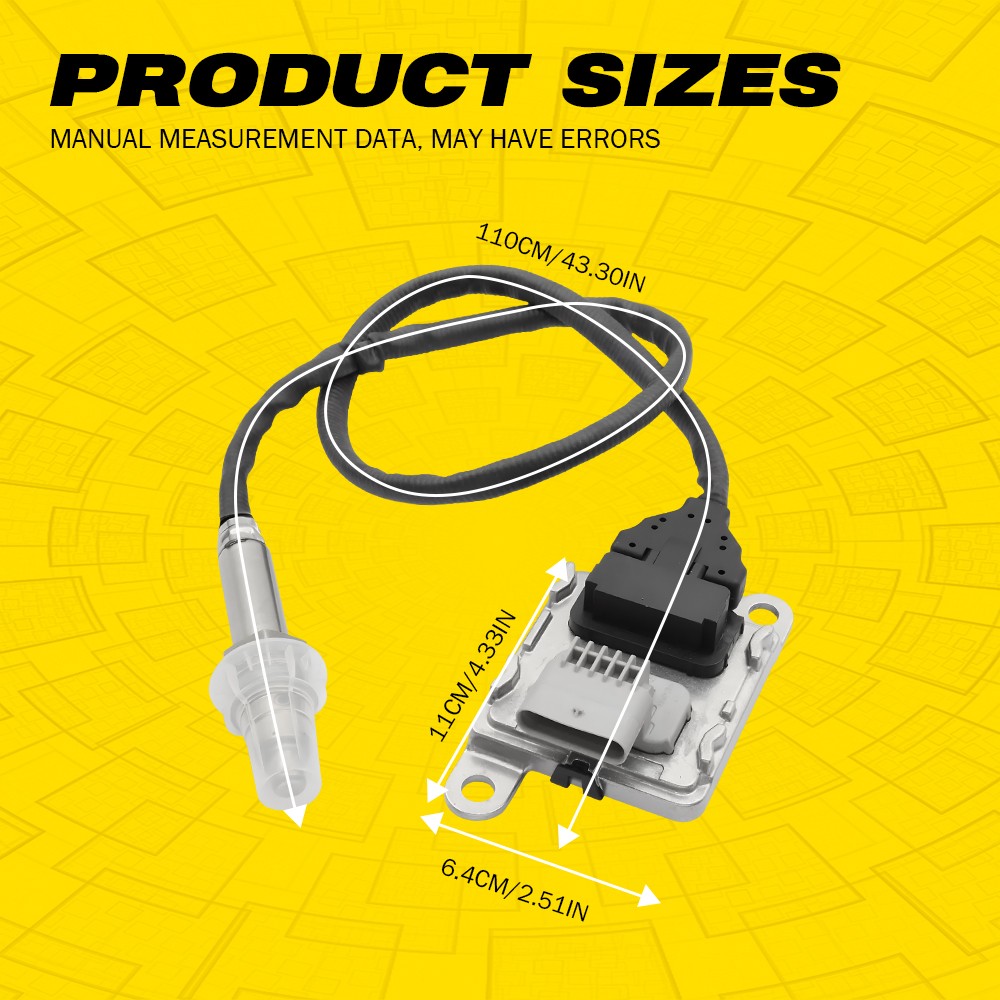 Nitrogen Oxide Sensor NOX Sensor For 2017-2019 Silverado Sierra 2500 3500 6.6L