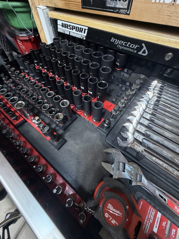 SOCKET ORGANIZER BLOCKS-TOOL BOX STORAGE