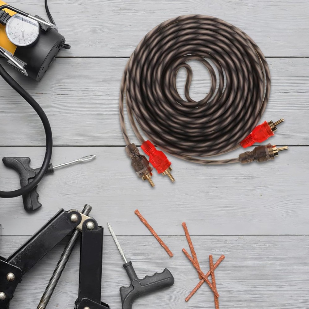 1 Pc RCA Audio Cable Twisted Pair with Noise Reduction Interconnect Amp Wire