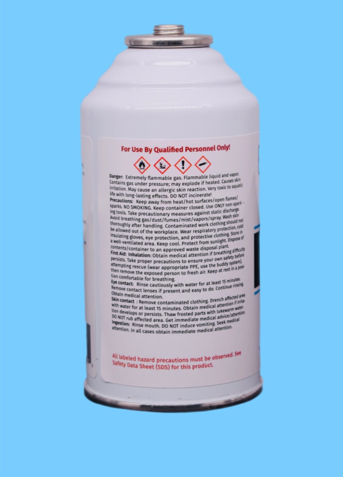 Enviro-Safe R600a Refrigerant | 8 Cans w/ Inverted Piercing | 6 oz cans