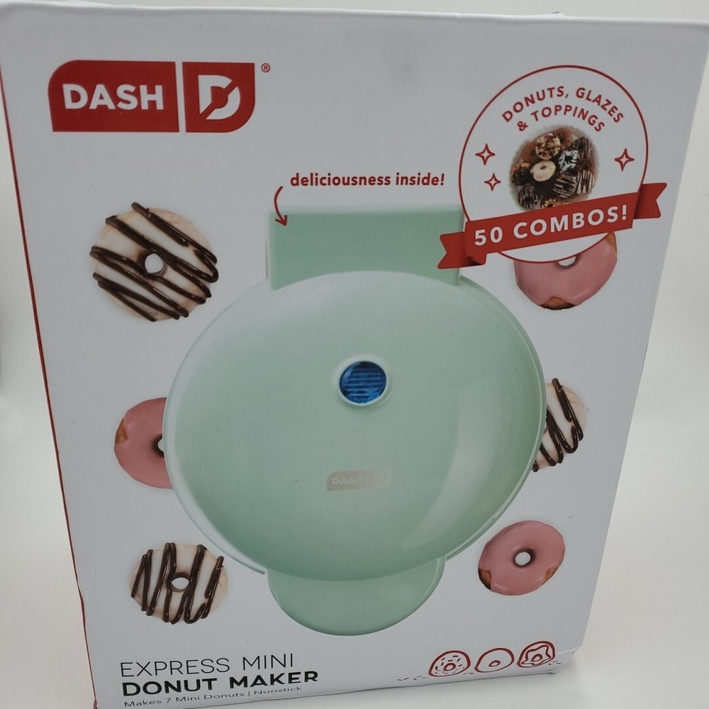 Dash D Express Mini Donut Maker New Nonstick