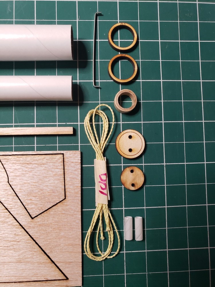 Estes Mini Bomarc Model Rocket Clone Kit #0805 With USAF decals & Upgrades