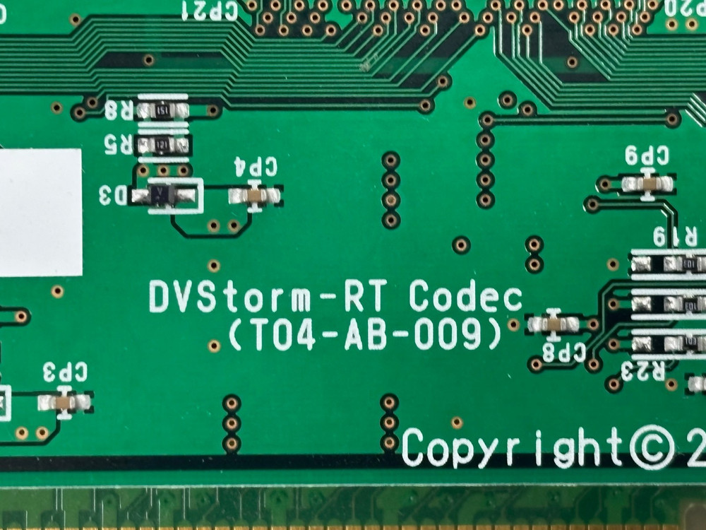 Canopus DVStorm RT K12-PC-112 w/ Encoder U03-AB-101 DVStorm-RT Codec T04-AB-009