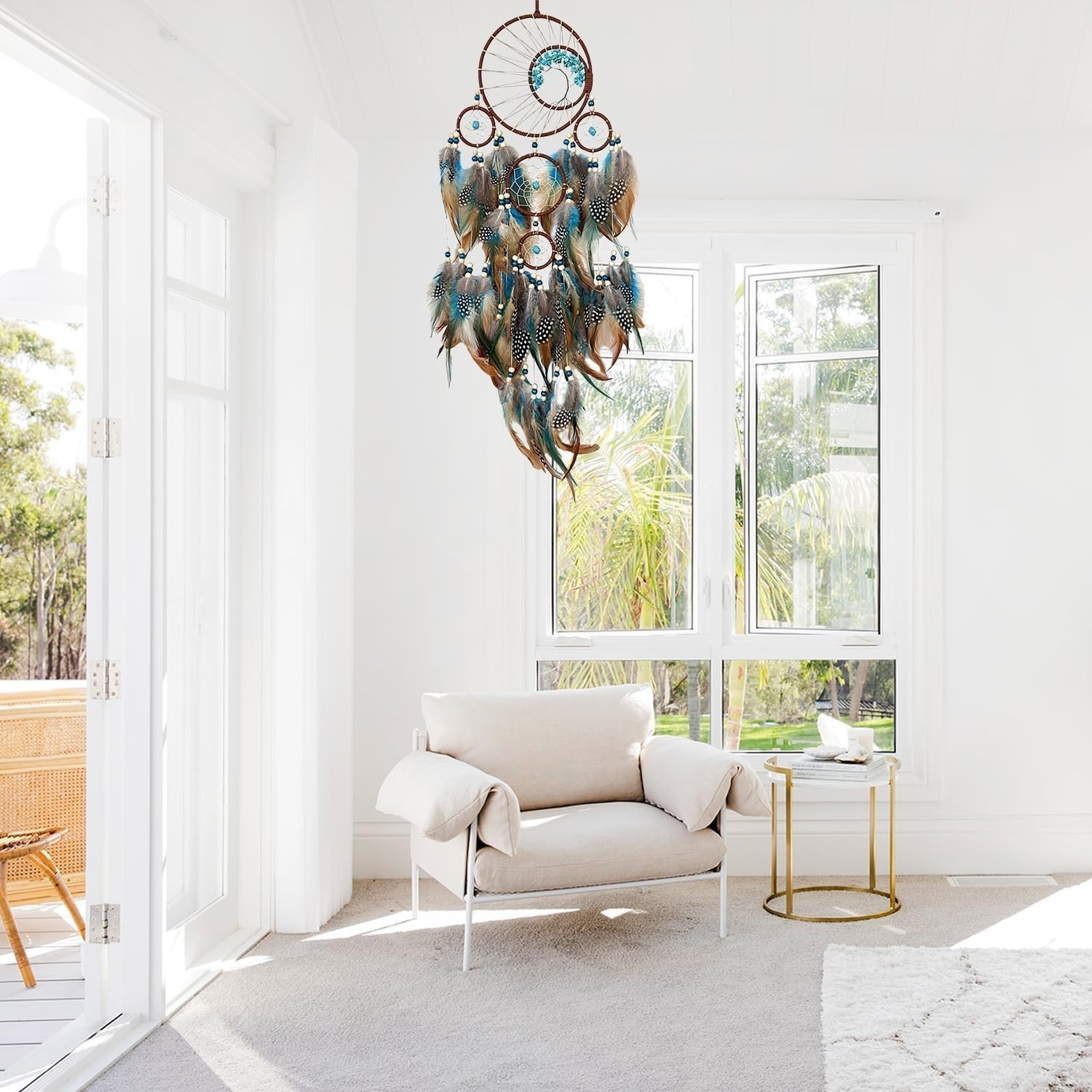 Tree of Life Handmade Dream Catcher Feather Hanging Dreamcatcher Home Wall Decor