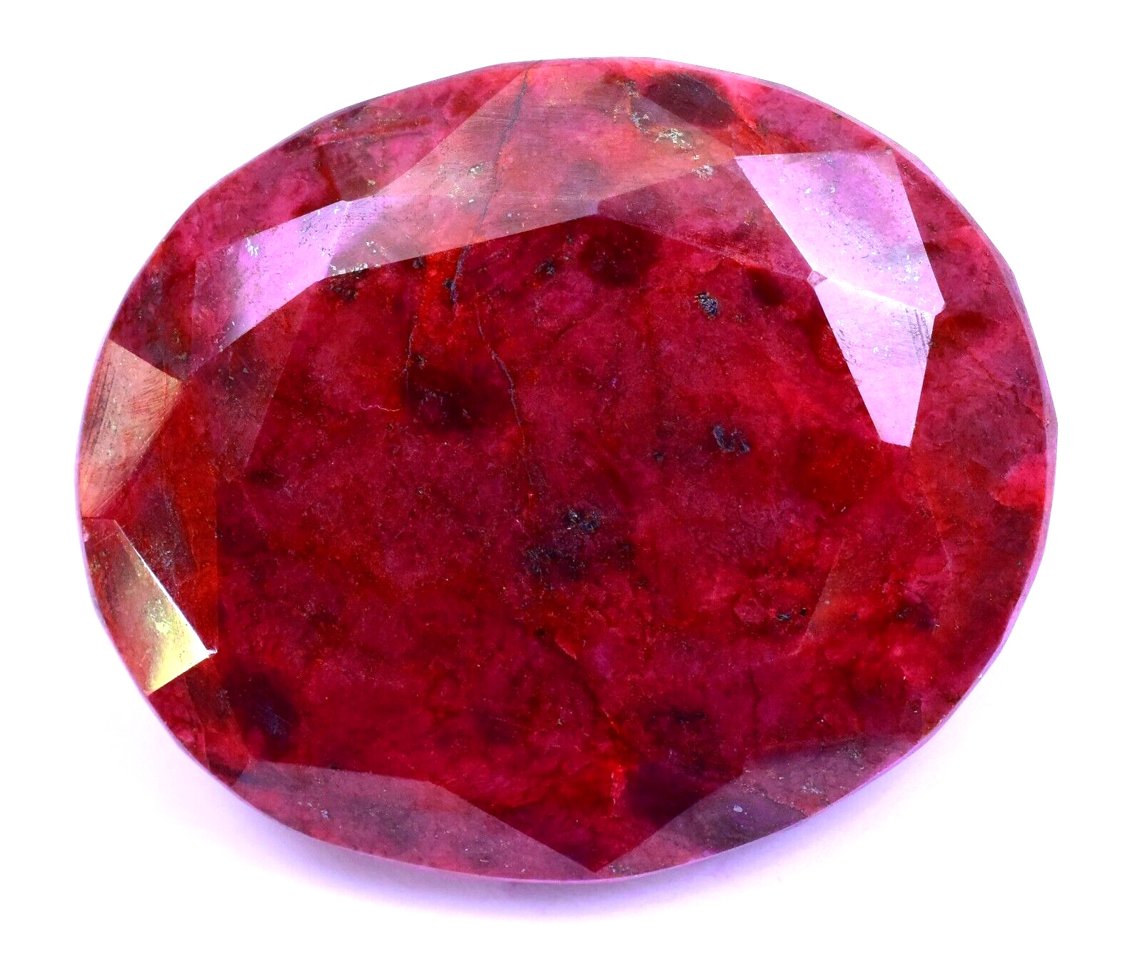 RARE 400.70 Ct Natural HUGE Red Ruby Museum Grade Certified Oval Loose Gemstone