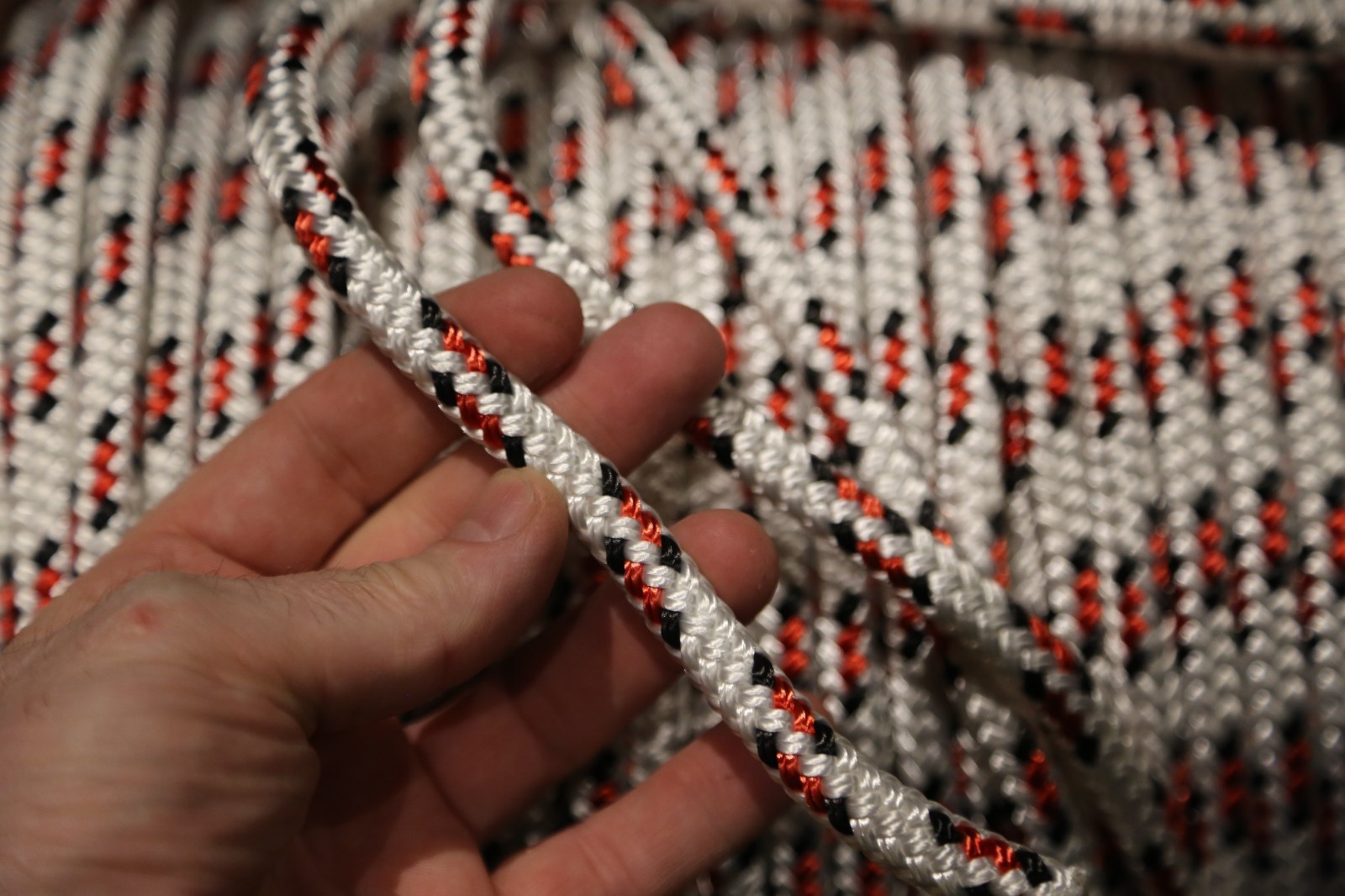 Twin sheave block and tackle 7500Lb pulley system 100 feet 1/2 Double Braid Rope