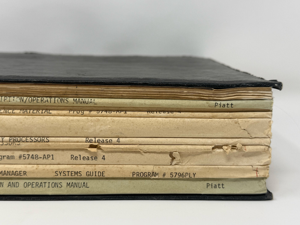 IBM APL Programming Manual Vintage Computer Reference 1982 Binder