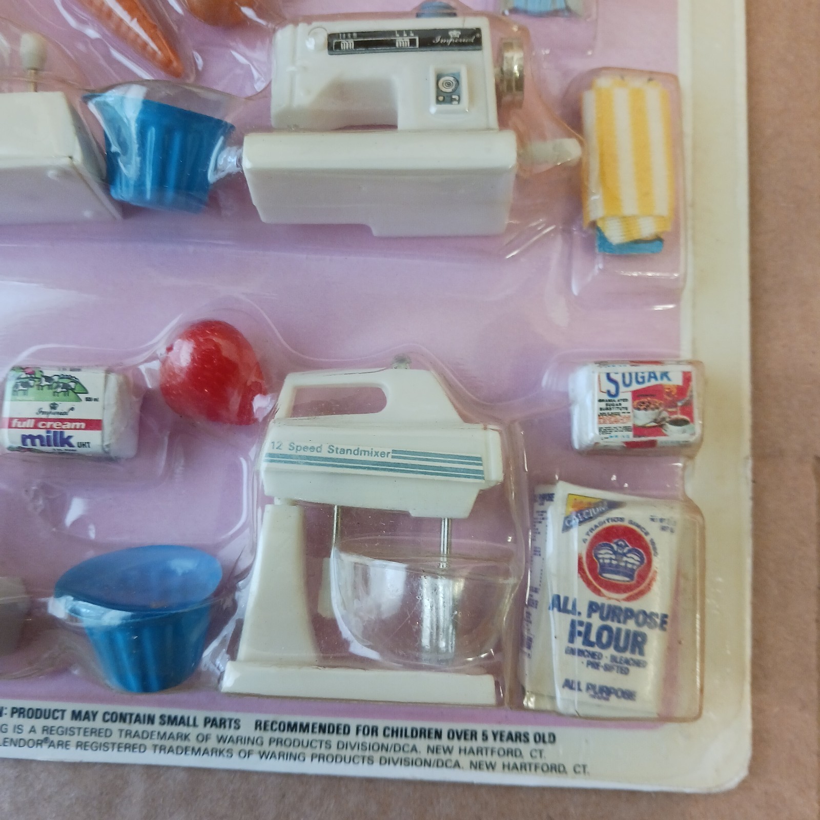 Vintage 1988 NOS Imperial Toy Corp. Mini Wind-Up Home Appliances Collection 6839