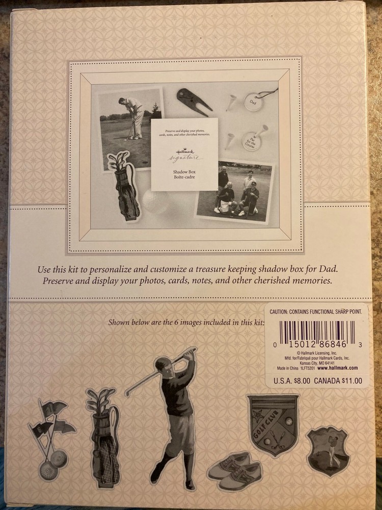 HALLMARK'S SIGNATURE SHADOW BOX KIT