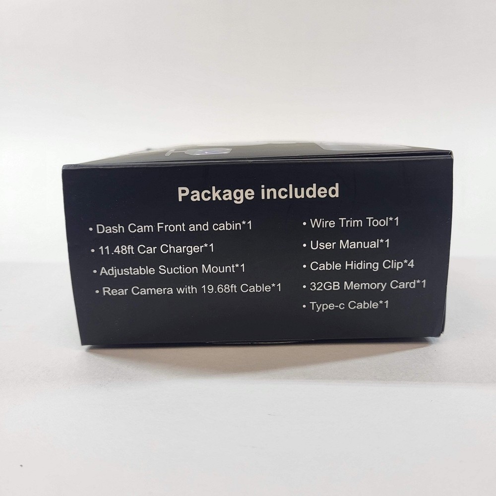 SUVCON Three Channel Dash Cam
