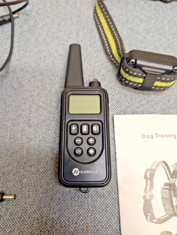 Slopehill Dog Training Collar Remote Shock Vibration Beep Rechargeable