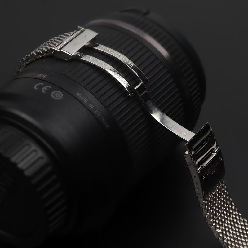 22/24mm Silver Strap Bracelet Fits Breitling Superocean Heritage Stainless Steel