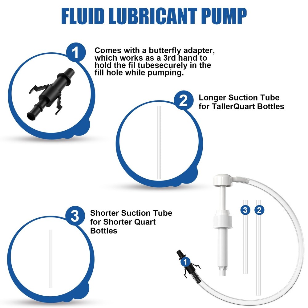 Fluid Pump for Standard Quart Bottles， 8cc Per Stroke, 28mm, 8CC-1Pack
