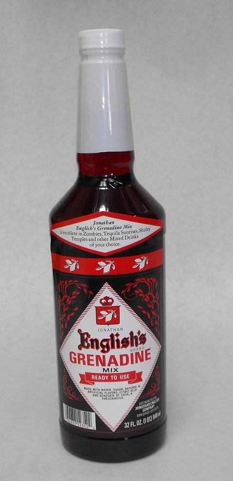 32oz. Jonathan English GRENADINE Syrup