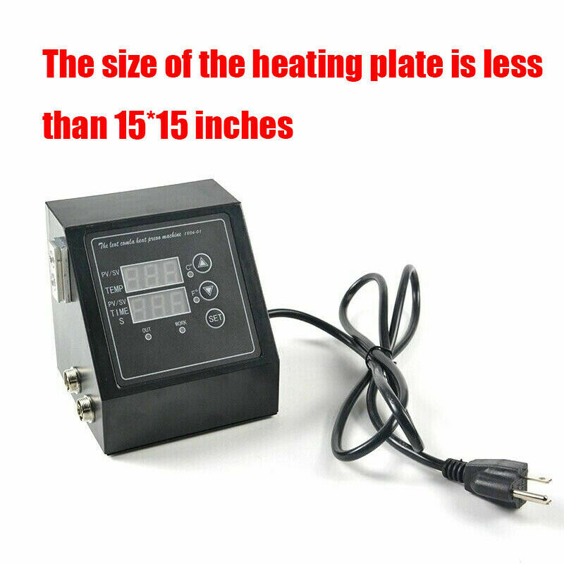 Heat Press Machine Digital Control Box-Temperature Time For TShirt Mug Plate Cap