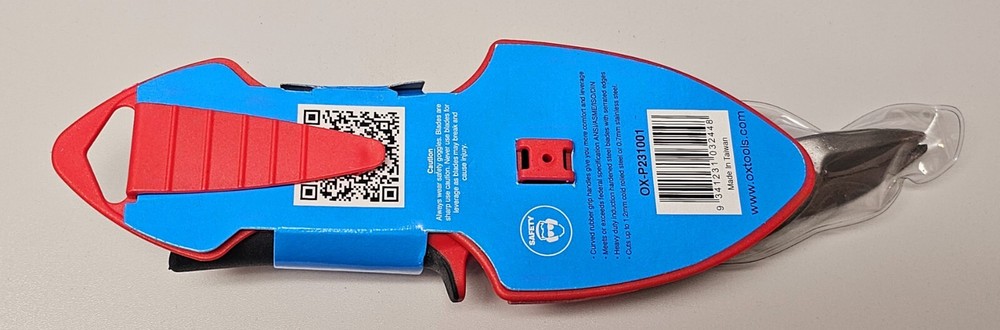 Ox Tools Pro Series Aviation Snips with Holster - Left Cut