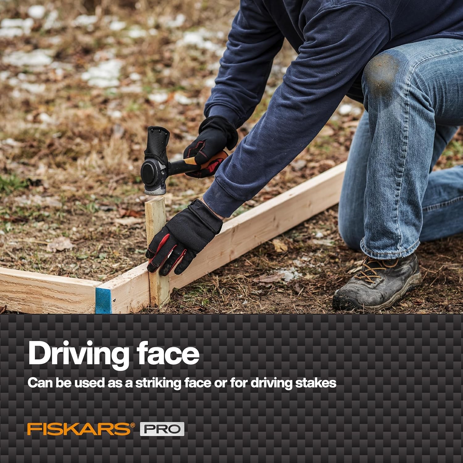 Fiskars 8 lb Splitting Maul 36 inch Shock Absorbing Forged Steel Wood Splitter