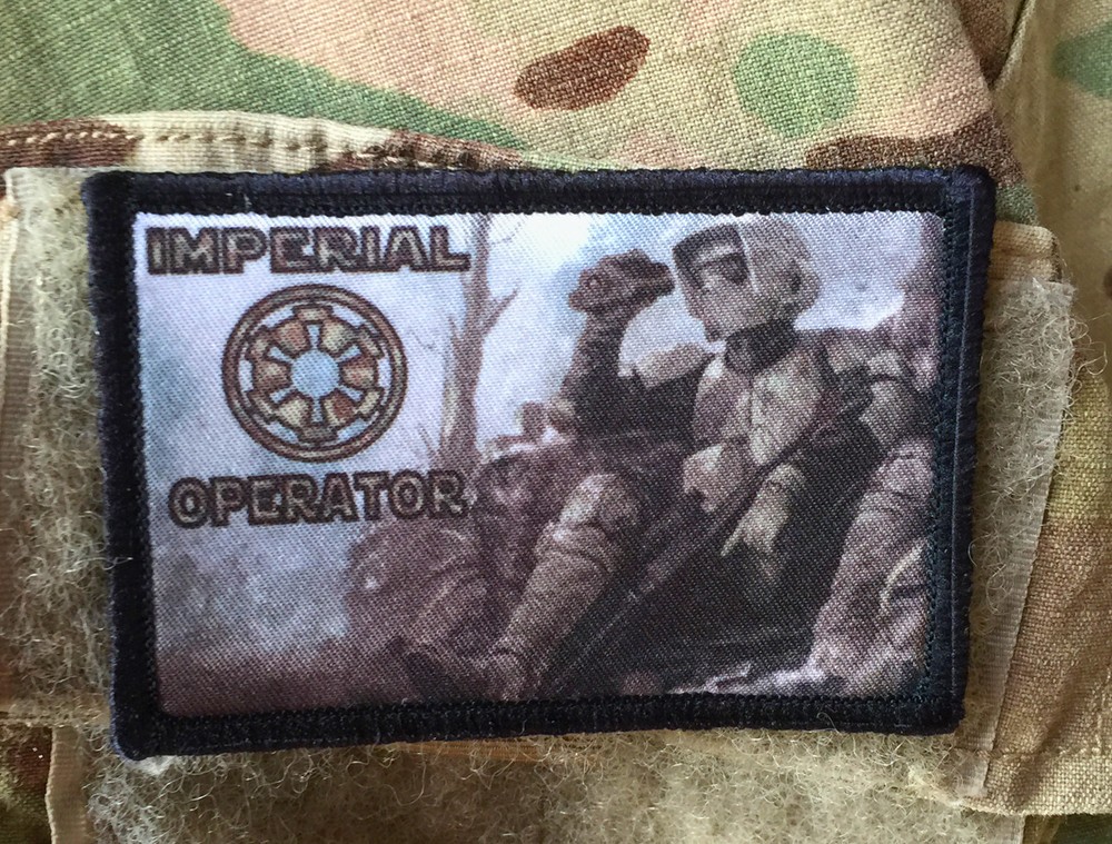 Hoth Echo Base Assault Team Morale Patch Tactical Military Hook