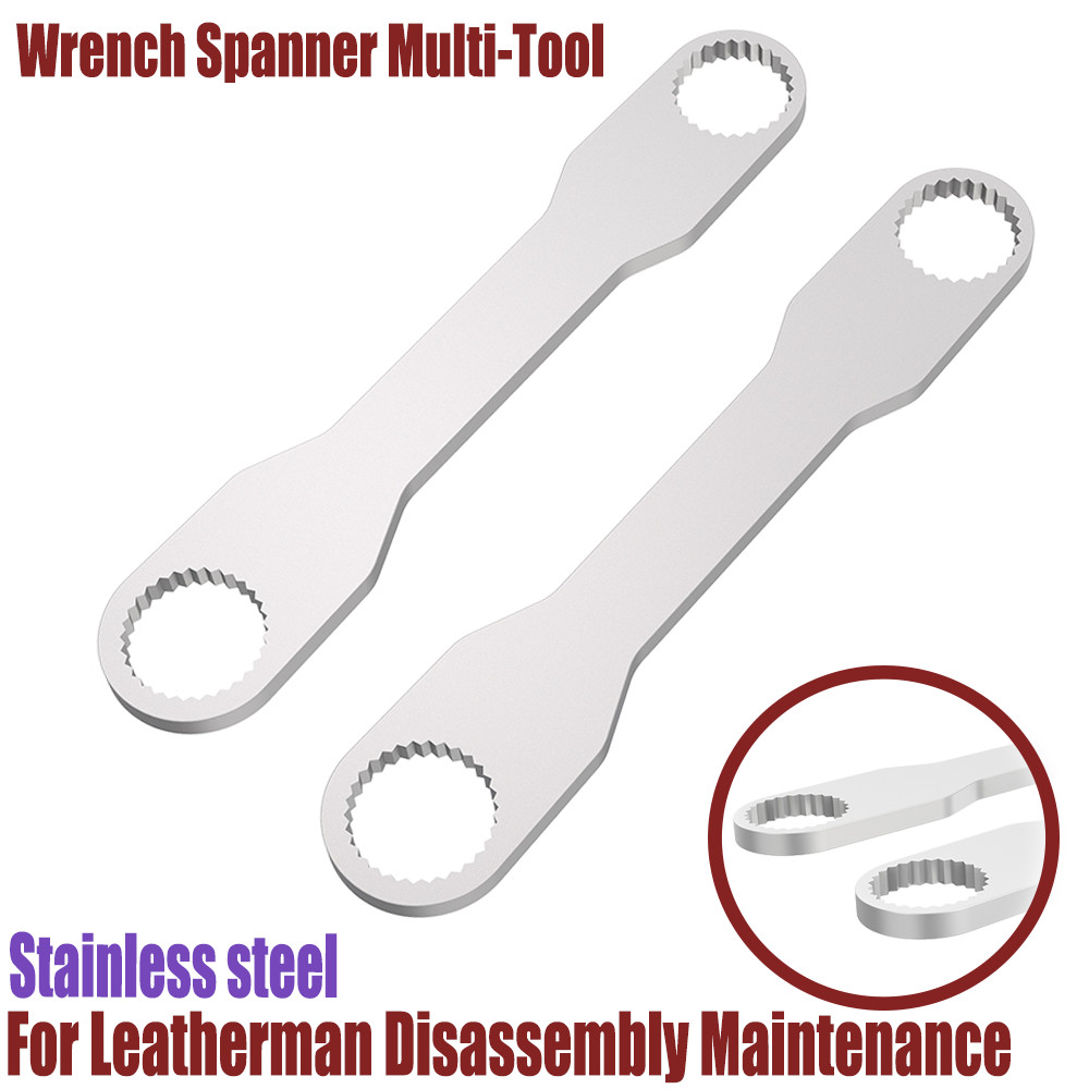 2X Slim Steel Wrench Parse Tool Spanner For Leatherman Disassembly Maintenance
