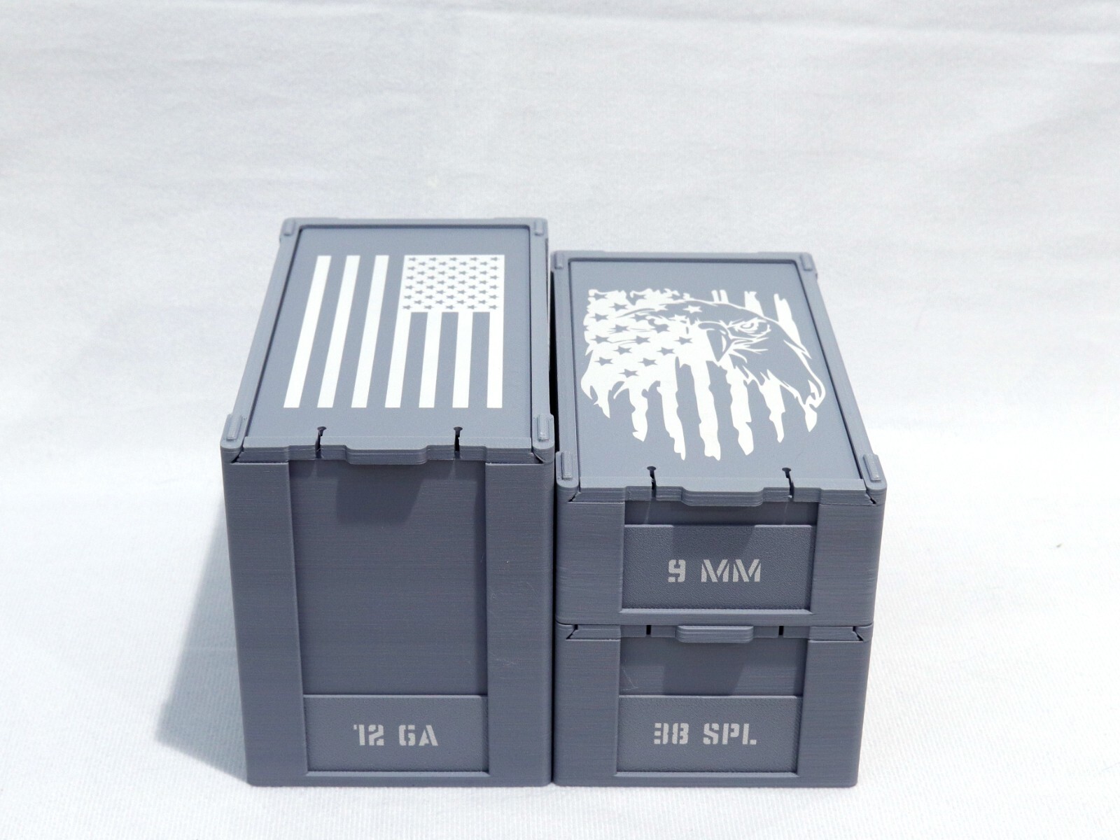Stackable Ammo Boxes - US Eagle - No Live Ammo!